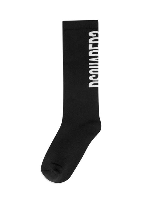 Calzini con logo DSQUARED2 JUNIOR | DQ2358 D0A7DDQ900